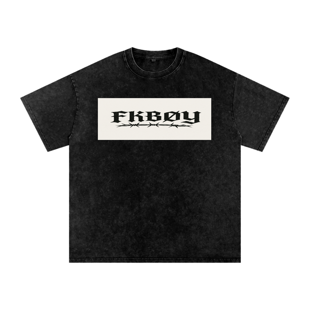 FKB v1 Snow Washed Oversized Cotton T-Shirt